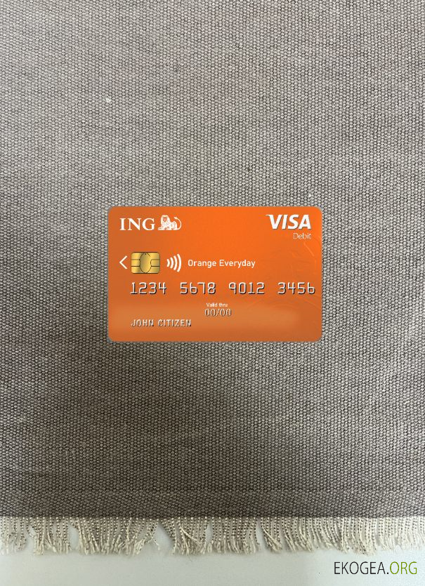 Pays , Bas ING Orange VISA photolook recto